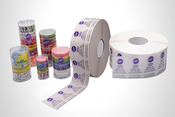 The material of PVC stickers label 